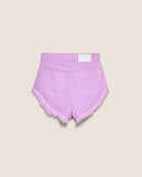 Short In Denim Con Etichetta Lilla HINNOMINATE - Outlet