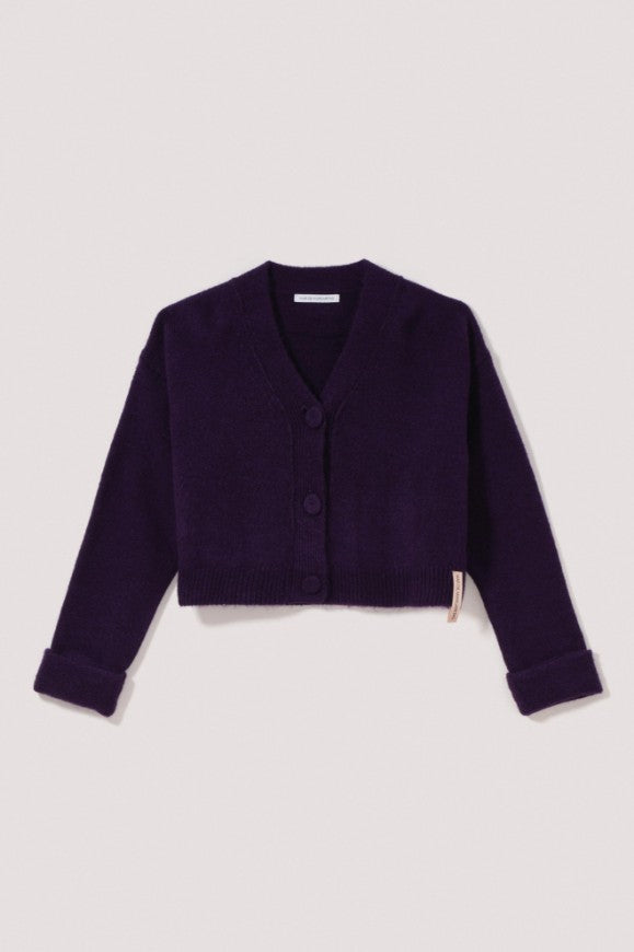 FW 23/24 - Cardigan Viola MAR DE MARGARITAS - Outlet