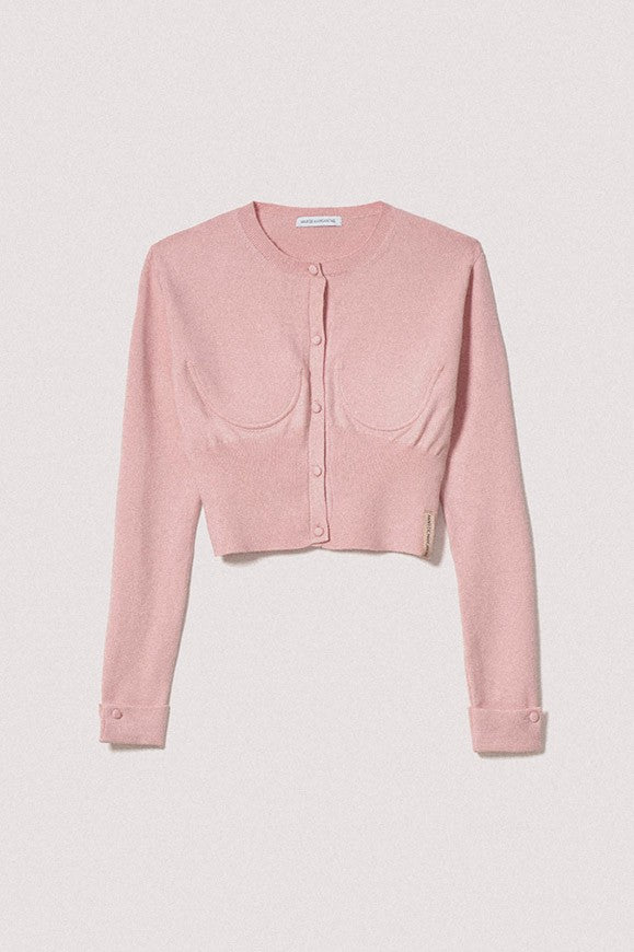 FW 23/24 - Cardigan Rosa MAR DE MARGARITAS - Outlet