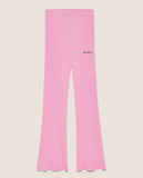 Pantalone In Costina Con Stampa Rosa Bonbon HINNOMINATE - Outlet