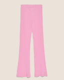 Pantalone In Costina Con Stampa Rosa Bonbon HINNOMINATE - Outlet