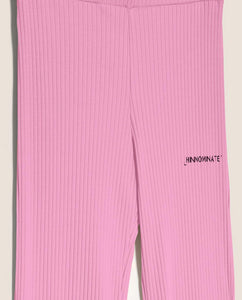 Pantalone In Costina Con Stampa Rosa Bonbon HINNOMINATE - Outlet