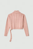 FW 24/25 - Maglia Crop Top Dolcevita Rosa MAR DE MARGARITAS