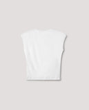 SS/24 - T-Shirt In Costina con Stampa Bianco HINNOMINATE - Outlet