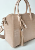 FW 23/24 - Maxi Duffle In Ecopelle Cocco Beige GAËLLE PARIS lo ok - Outlet