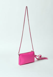 FW 23/24 - Mini Pochette In Ecopelle Fucsia Gaëlle Paris - Outlet