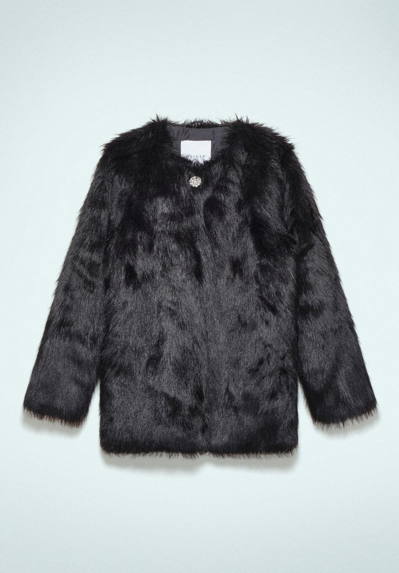 FW 23/24 - Pelliccia In Ecofur Nero GAËLLE PARIS - Outlet