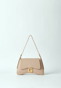 FW 23/24 - Regular Shoulder Bag In Ecopelle Beige Gaëlle Paris - Outlet