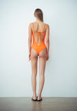 SS/24 - Monokini Bretelline In Lycra Lurex - Tessuto Lycra - Arancione GAËLLE PARIS - Outlet