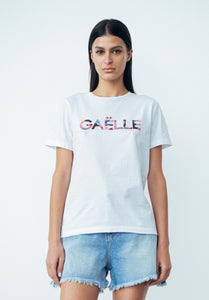 SS/24 - T-Shirt In Jersey Bianco GAËLLE PARIS - Outlet