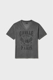 FW 24/25 - T-Shirt Jersey Mezza Manica Nero GAËLLE PARIS