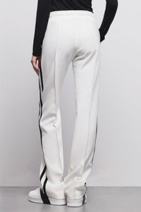 FW 24/25 - Pantalone Dritto Con Coulisse In Cady Off White GAËLLE PARIS