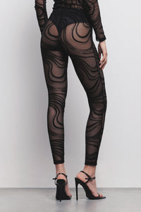 FW 24/25 - Leggings Nero GAËLLE PARIS