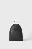 FW 24/25 - Reg Backpack In Ecopelle Saffiano Nero GAËLLE PARIS