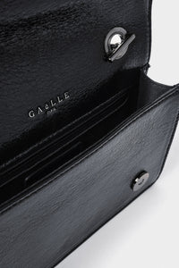 FW 24/25 - Mini Pochette Con Guantino Nero GAËLLE PARIS