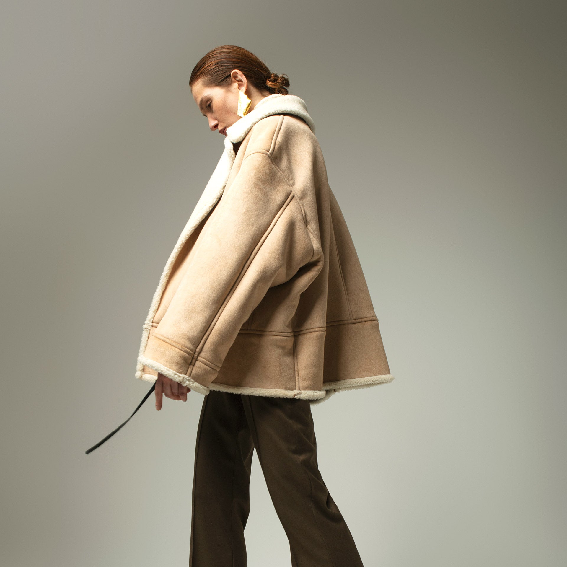 FW 24/25 - The Cortina Shearling Coffee NINEMINUTES