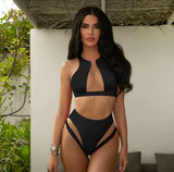 MID 25 - Bikini con Fasciatura a Vita Alta