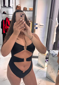 MID 25 - Costume da bagno monokini Nero