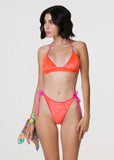 SS/24-BIKINI TRIANGOLO E SLIP AMERICANO REGOLABILE GLITCH - Outlet