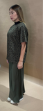 FW 25/26-T-Shirt maculata verde