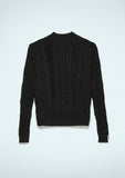 FW 23/24- Pullover Cropped In Maglieria Con PendaglioLogato - Outlet