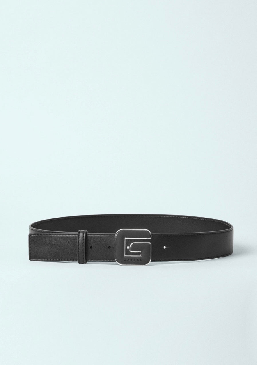 Reg Belt Fibbia G Nero Argento - Gaëlle Paris - Outlet