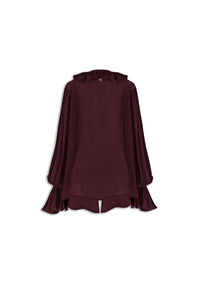 FW 24/25 - Ruffle Blouse Biba Choco ANIYE BY