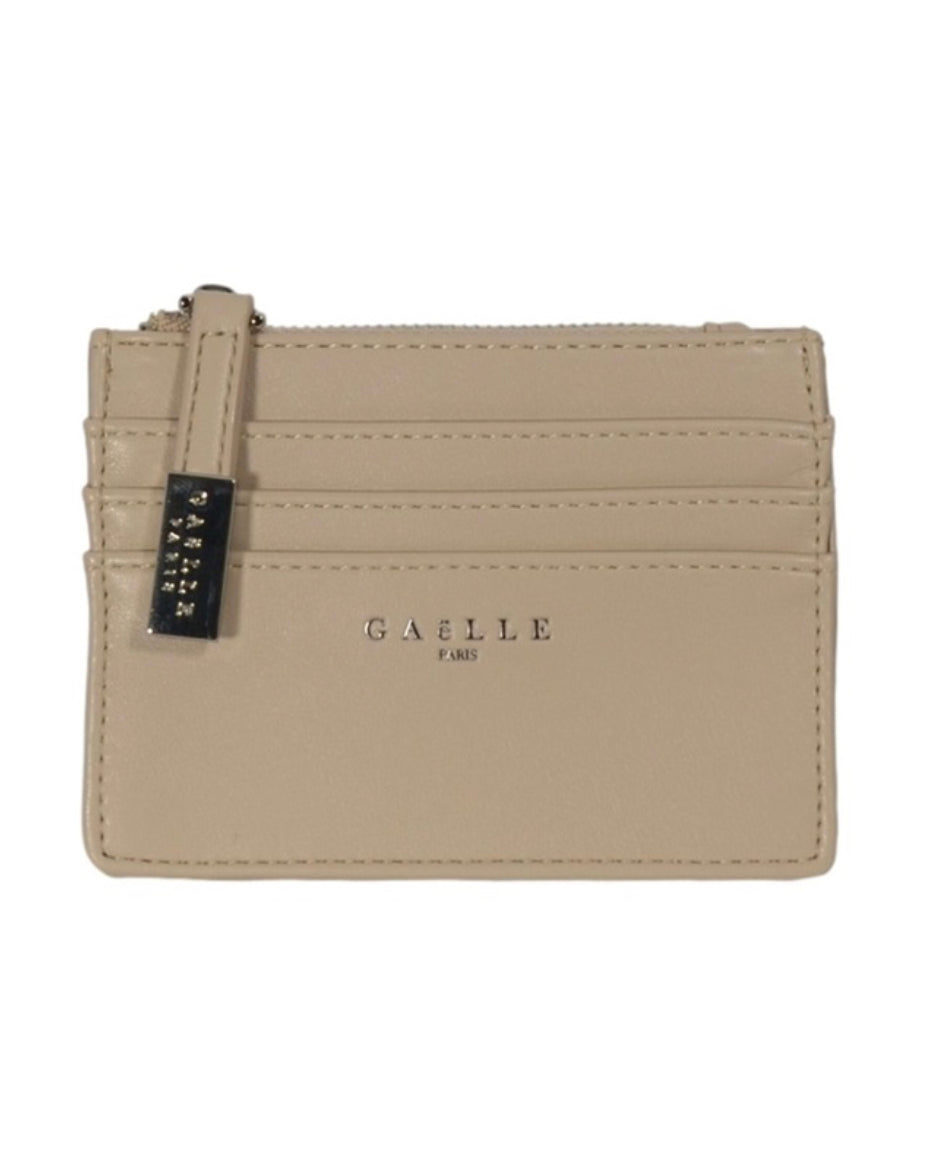 SS/24 - Card Holder Ecopelle Liscio Logo Tpu - Tessuto Ecopelle - Sabbia GAËLLE PARIS - Outlet