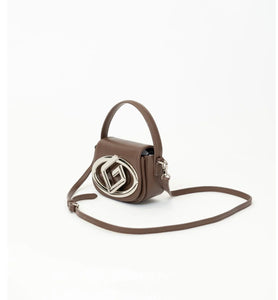 FW 24/25 - Mini Shoulder Strap Marrone GAËLLE PARIS