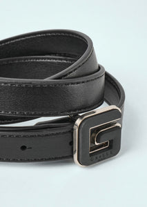 SS/24-Mini Belt Fibbia G Nero Argento - Gaëlle Paris - Outlet