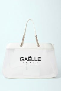 SS/24-Maxi Shopper Rete Nylon Bianco - Gaëlle Paris - Outlet