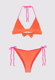 SS/24-BIKINI TRIANGOLO E SLIP AMERICANO REGOLABILE GLITCH - Outlet