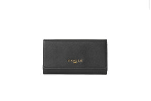 SS/24 - Reg Contiental Ecopelle Saffiano Lettering Metallo Bianco GAËLLE PARIS - Outlet