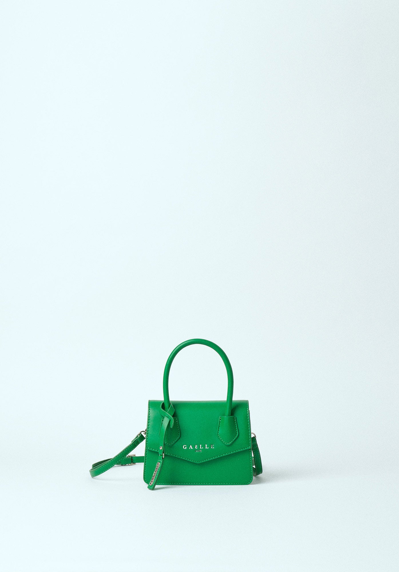 SS/24 - Mini Hand Bag Ecopelle Liscio Logo Tpu - Tessuto Ecopelle - Verde GAËLLE PARIS