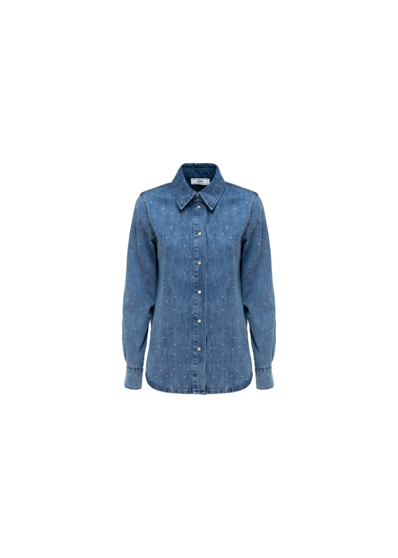 FW 23/24 - Camicia denim con strass JIJIL - Outlet