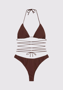 SS/24 -Bikini Triangolo E Slip Americano Fisso Shirting MEFUI - Outlet