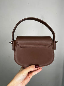 FW 24/25 - Mini Shoulder Strap Marrone GAËLLE PARIS