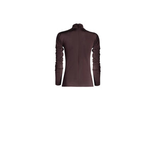 FW 23/24 - The Bella Top Lycra Marrone NINEMINUTES - Outlet